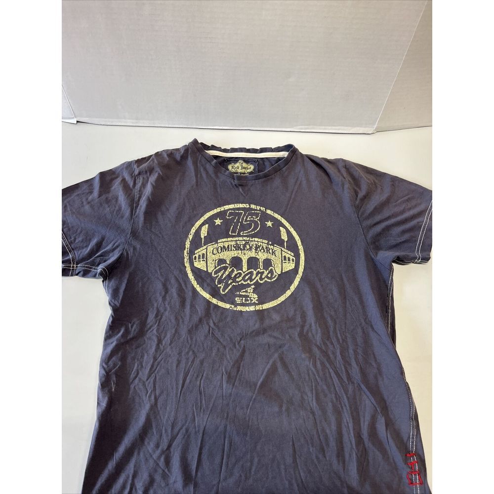 MLB Chicago White Sox Comiskey Park 75th Anniversary T-Shirt‎ Gray Size Medium